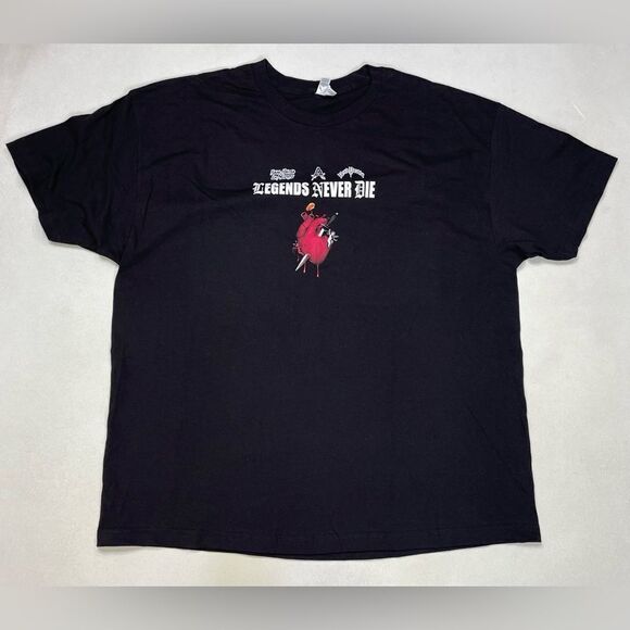 Anuel AA Legends Never Die USA Tour Graphic T-shirt Men XXL Real Hasta La Muerte - Picture 3 of 6
